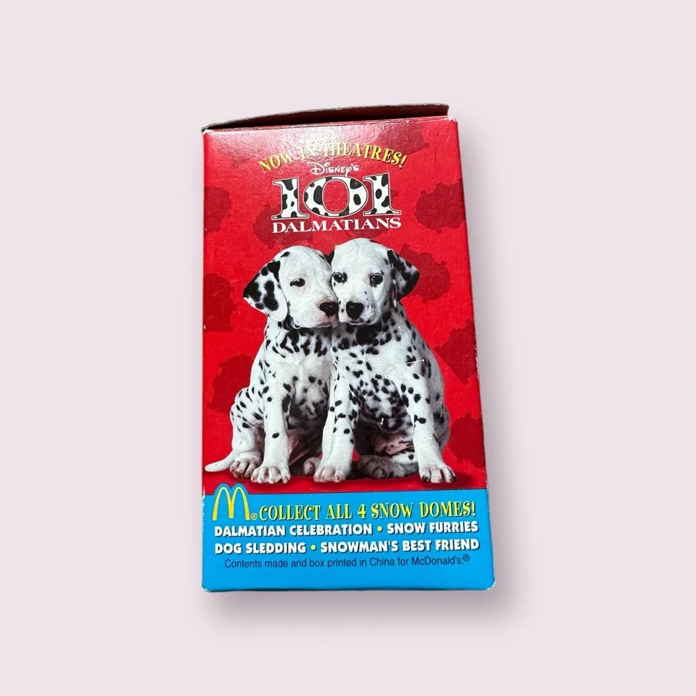 Vintage 1996 McDonald’s Disney 101 Dalmatians Snow Dome Small Collector Toy - Picture 2 of 10